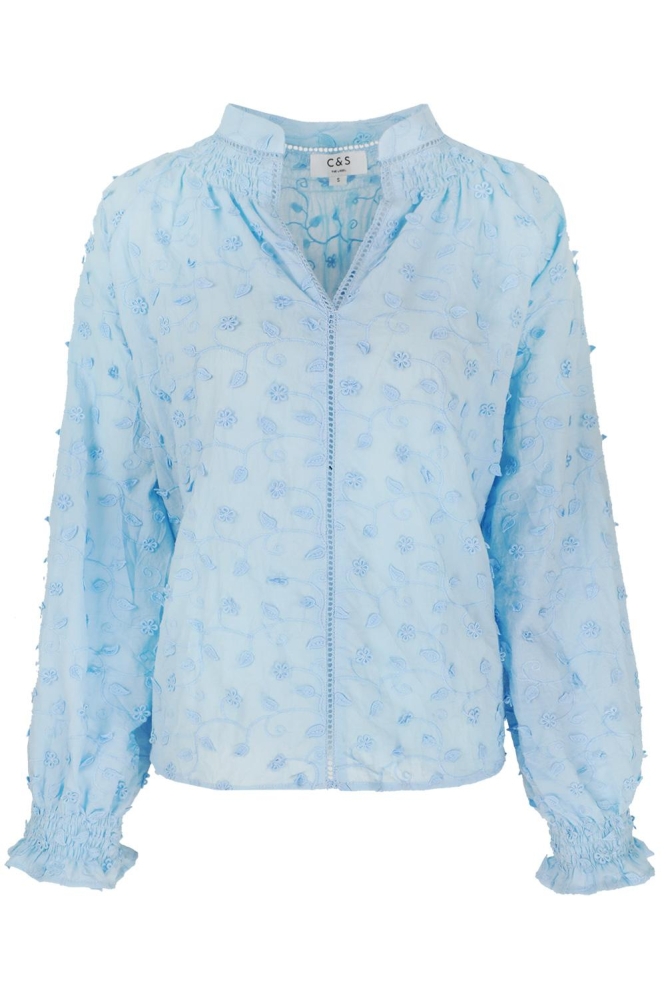 ARIA BLOUSE 25VZC15 ICE BLUE